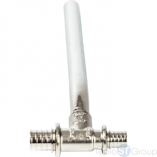 Трубка для подкл-я радиатора, Т-образная 16/15/20 для труб из сшитого полиэтилена аксиальный - STOUT фото 3