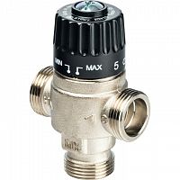 Термостатический смесительный клапан для систем отопления и ГВС 3/4" НР 30-65°С KV 2,3 - STOUT