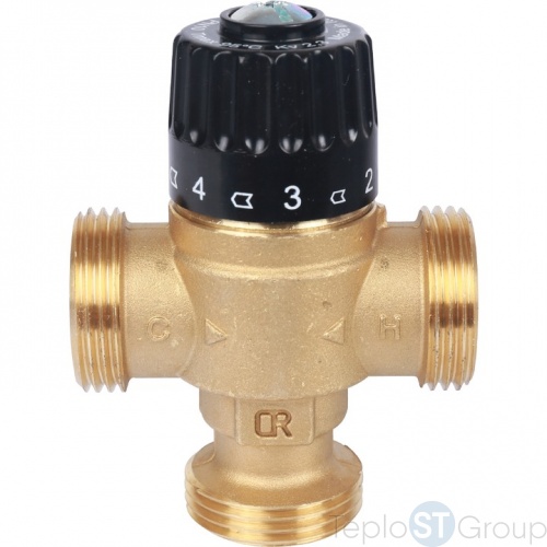 Термостатический смесительный клапан для систем отопления и ГВС 1" НР 30-65°С KV 2,3 - STOUT фото 2