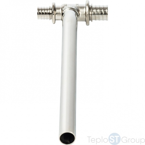 Трубка для подкл-я радиатора, Т-образная 16/15/20 для труб из сшитого полиэтилена аксиальный - STOUT фото 2