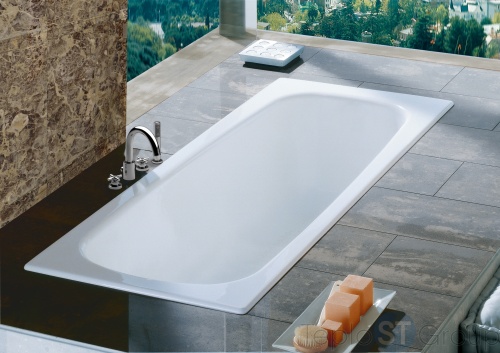 Чугунная ванна Roca Continental 160x70 21291200R с антисользящим покрытием фото 3