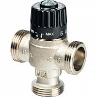 Термостатический смесительный клапан для систем отопления и ГВС 1" НР 30-65°С KV 2,3 - STOUT